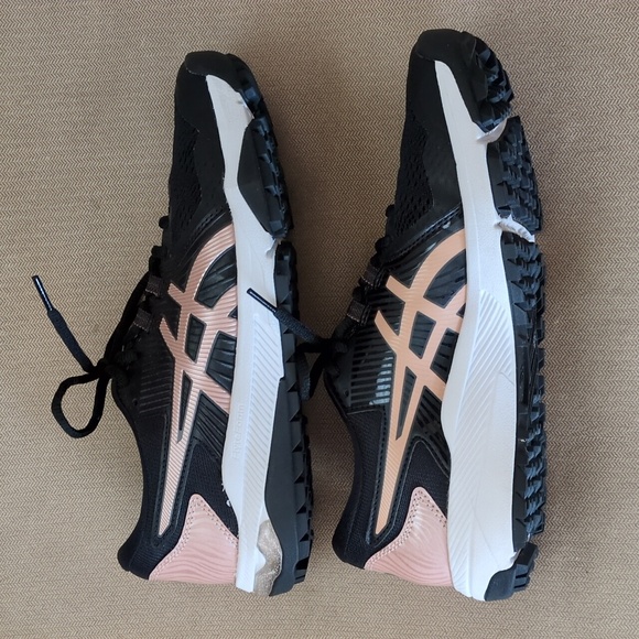ASICS Gel Course Glide Golf Shoes In Black /Rose Gold Size 8 - Picture 5 of 10